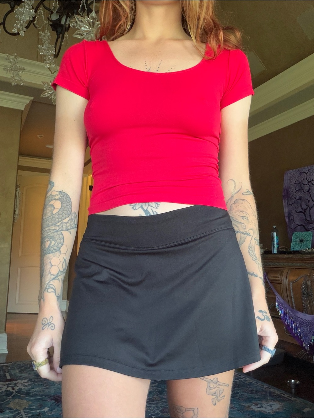 Sexy Workout Mini Skirt
